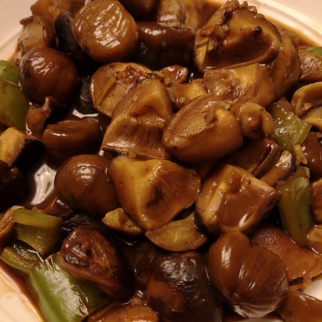 香菇烧栗子