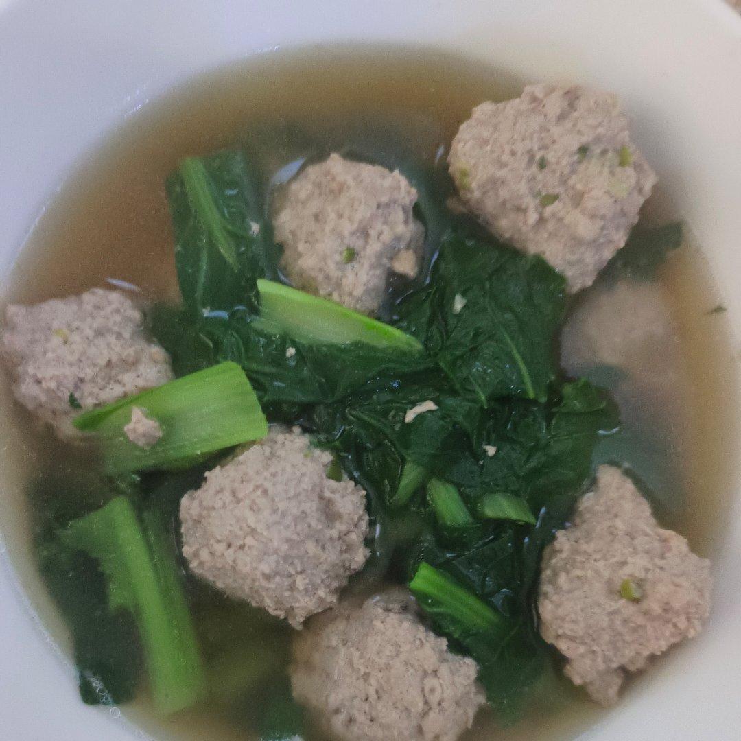 家常版牛肉丸子汤