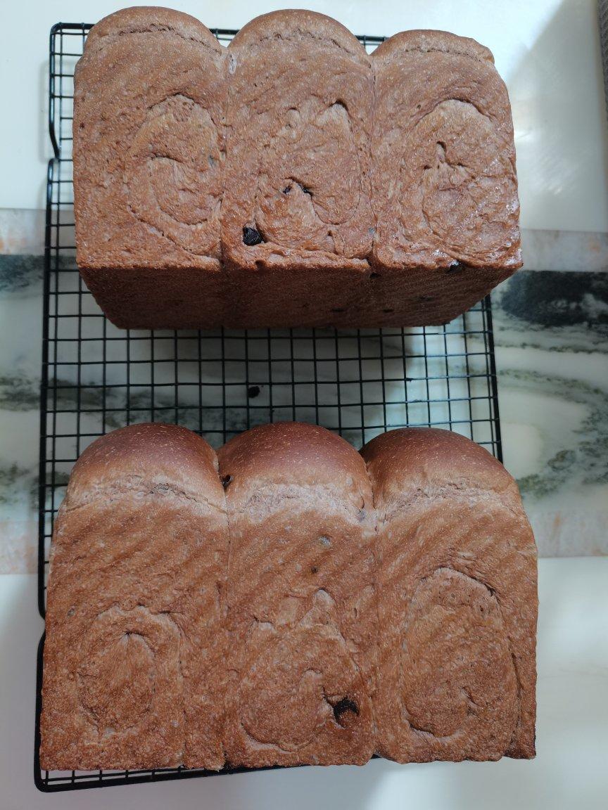 老面巧克力吐司，浓郁的巧克力味，老面
