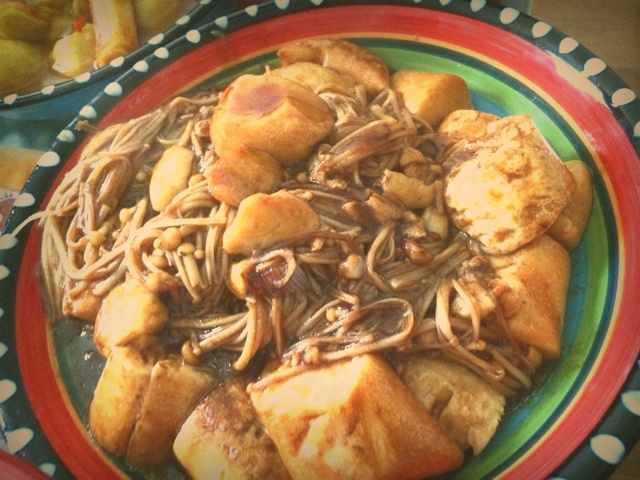 超级下饭菜--金针菇日本豆腐