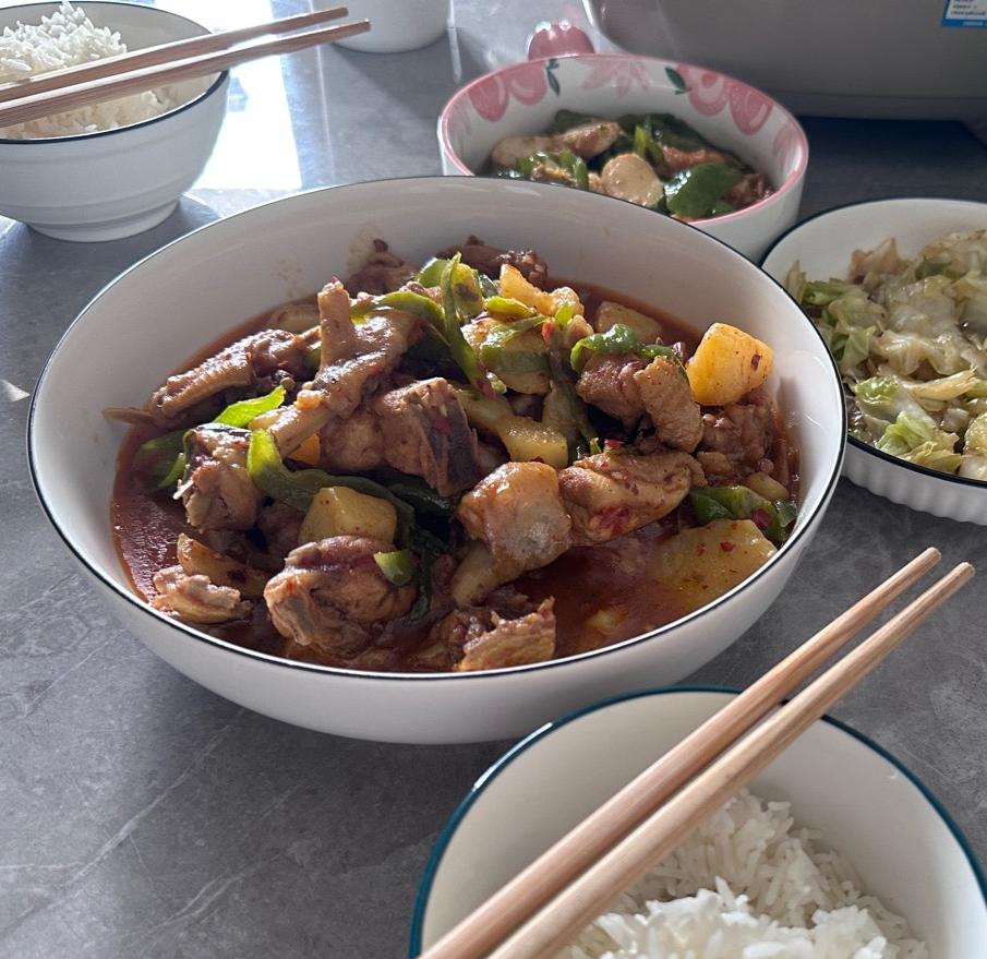 土豆炖鸡块