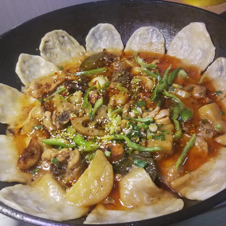 地锅鸡+自制红油【曼食慢语】