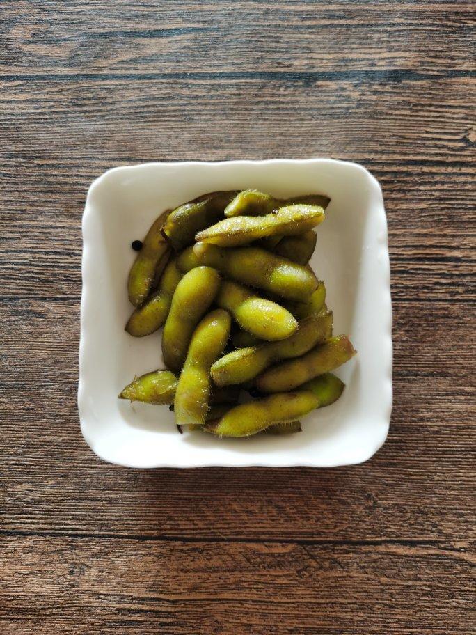煮毛豆—不会变色版