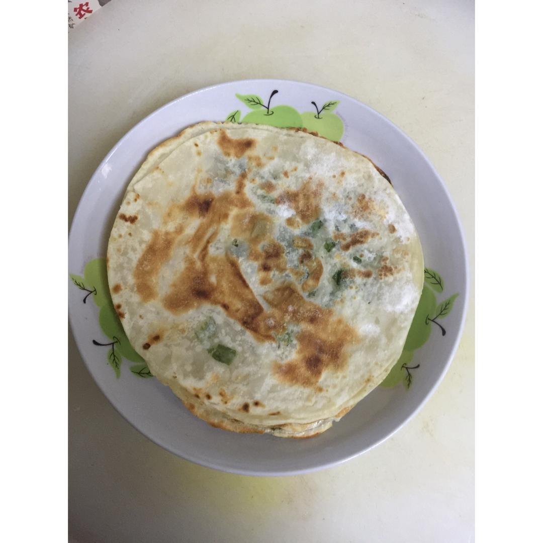 饺子皮葱油饼