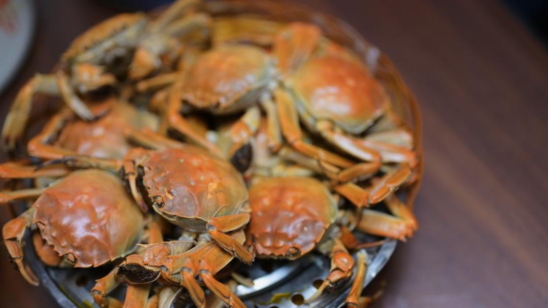 紫苏盐水焗大闸蟹【松下分体式饭煲】