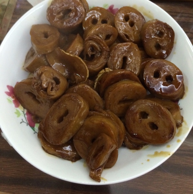 面筋做出红烧大肉味