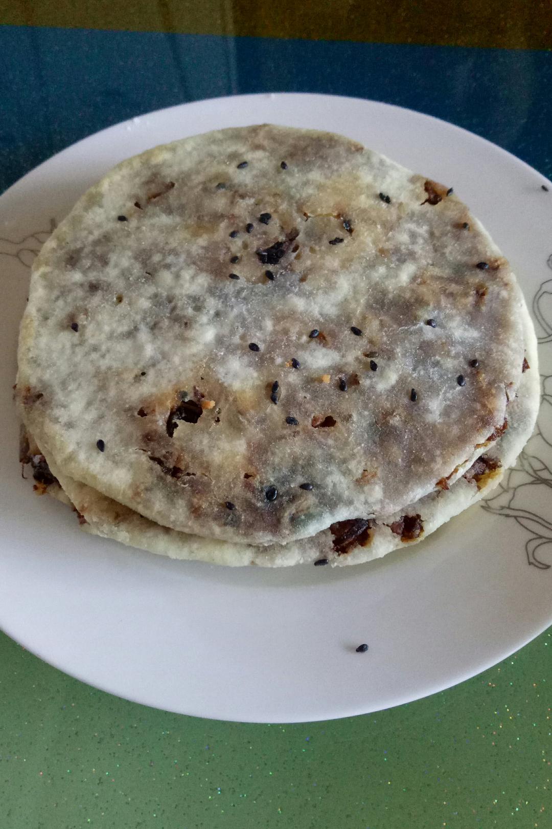 温州小吃之梅干菜薄麦饼