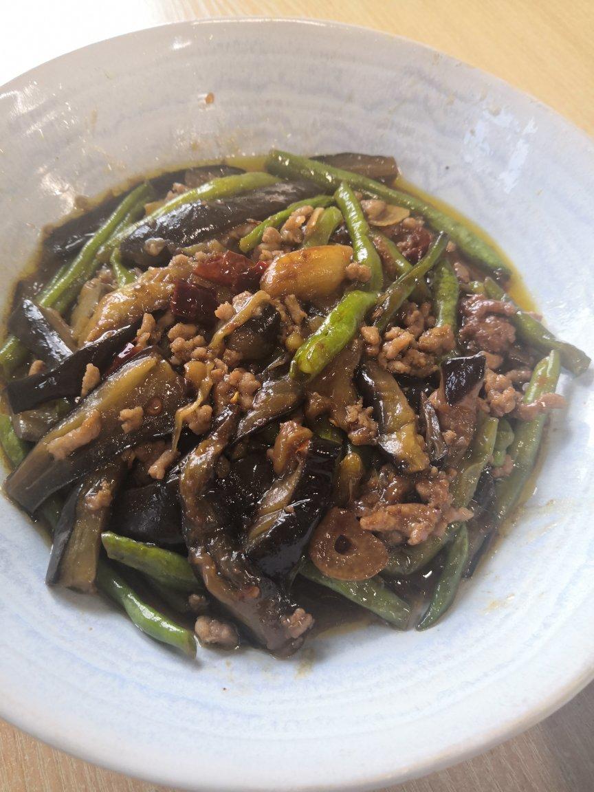 红烧肉沫茄子