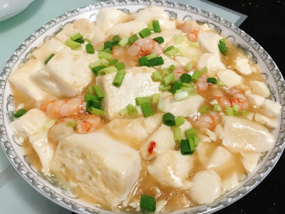 虾仁豆腐羹 4~6岁宝宝适宜