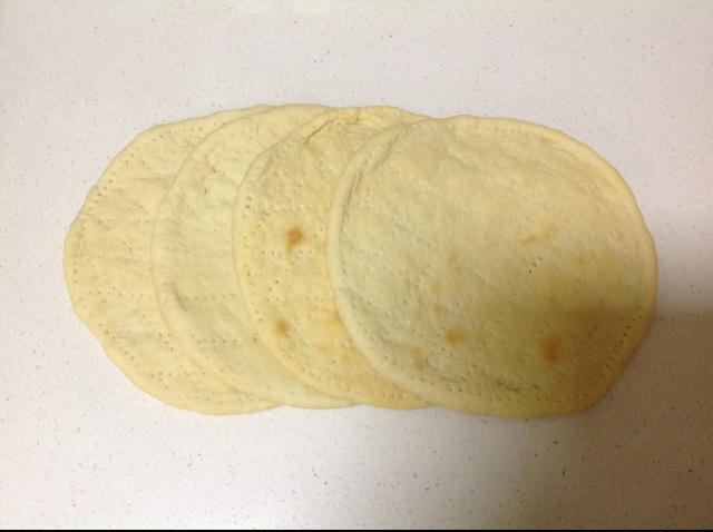 八寸披萨饼皮（四个）制作