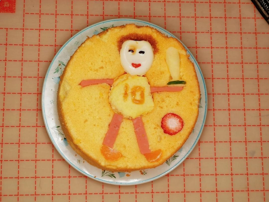 牛奶戚风（青井老师）17厘米烟囱模