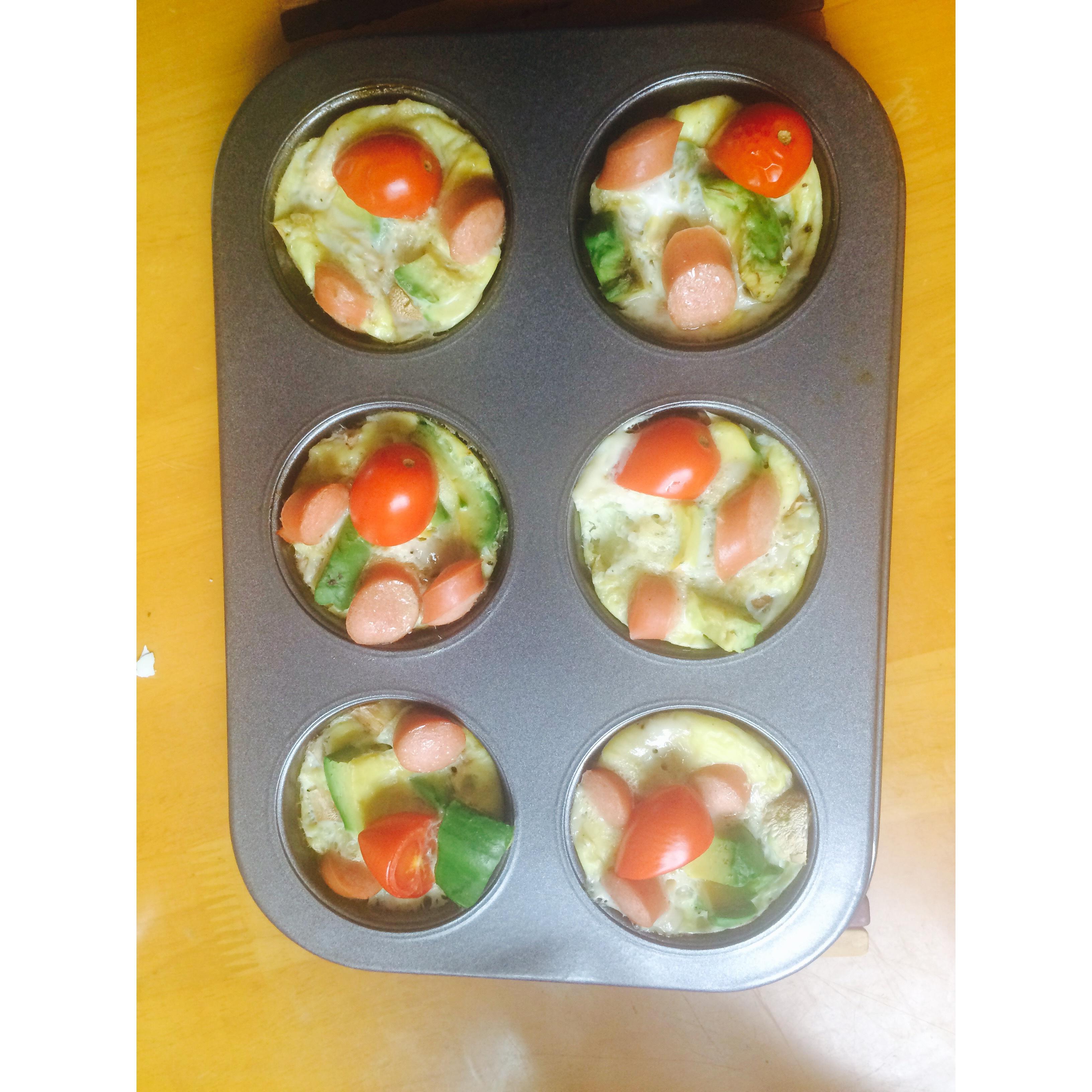 鸡蛋蔬菜muffin