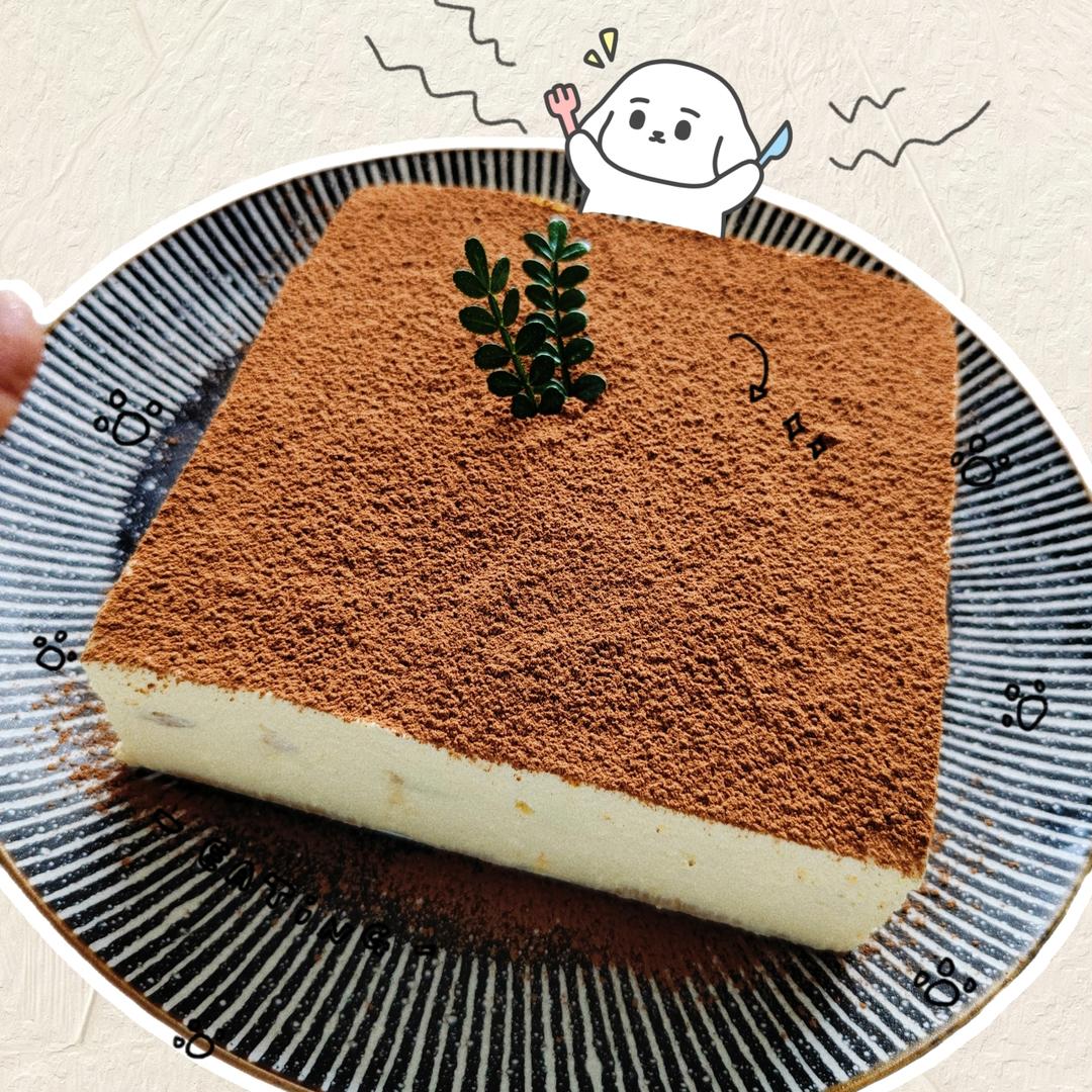 提拉米苏-不添加吉利丁的熟蛋做法才是真的好