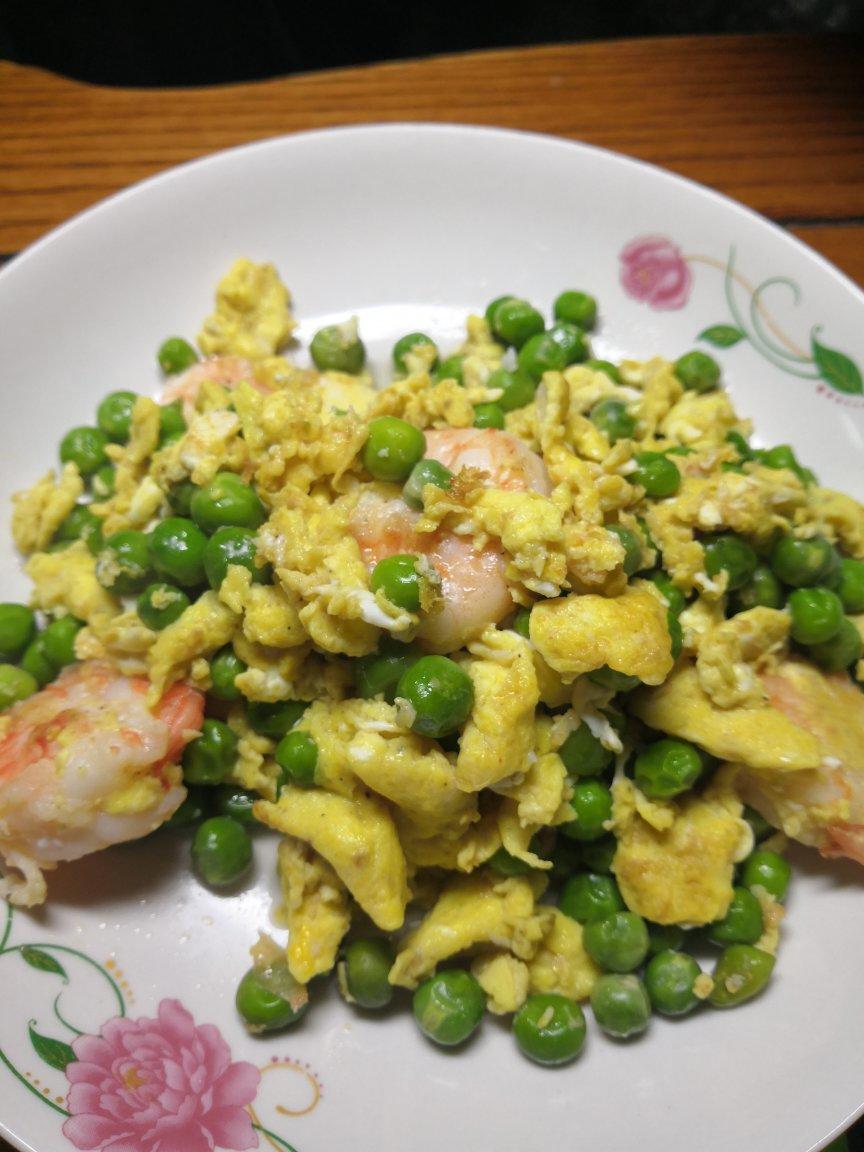 低脂豌豆虾仁滑蛋