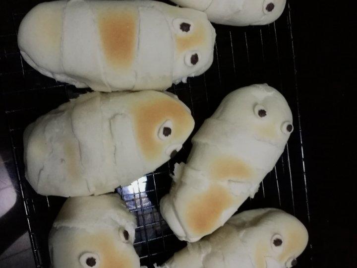 万圣节系列——木乃伊面包