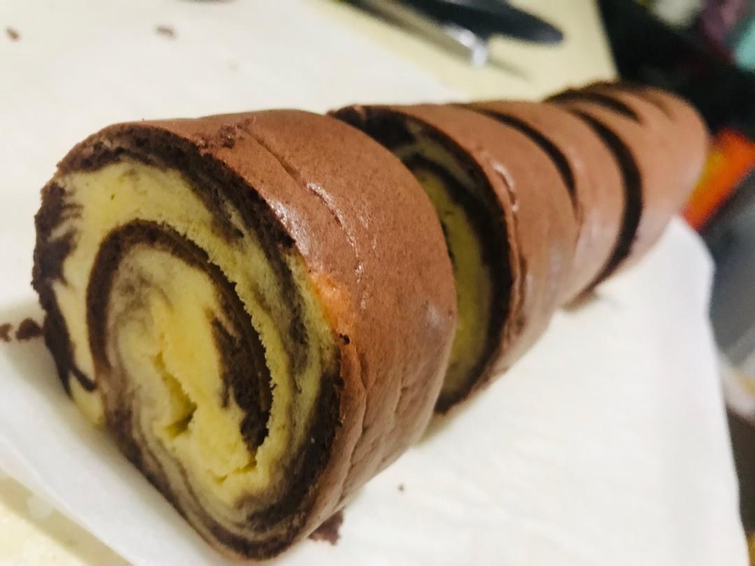 可可旋风蛋糕卷（视频）