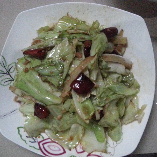 在家炒出街头小馆风味的炝炒圆白菜