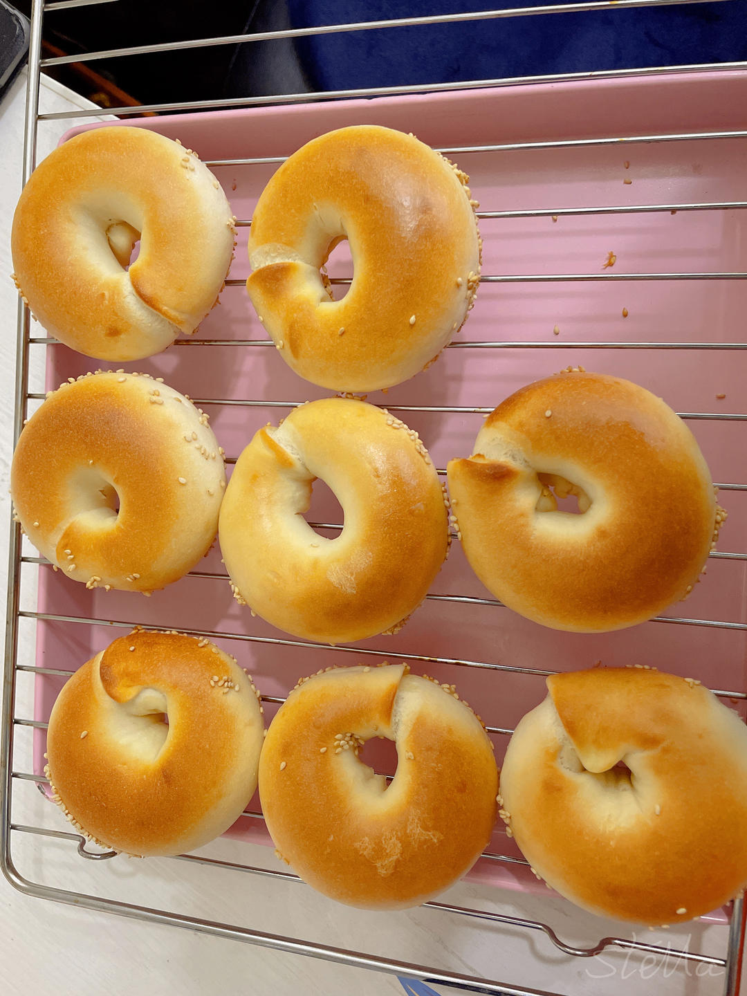 奶盐贝果｜无油低糖