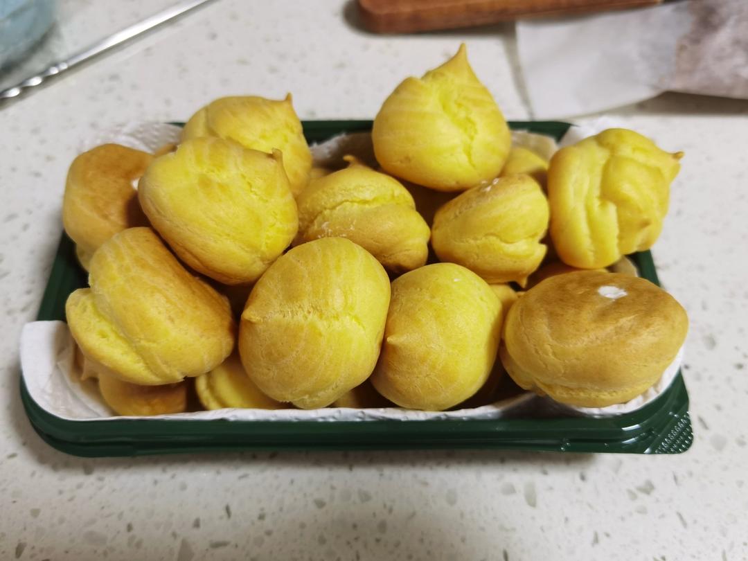 简单易成功的奶油小泡芙做法