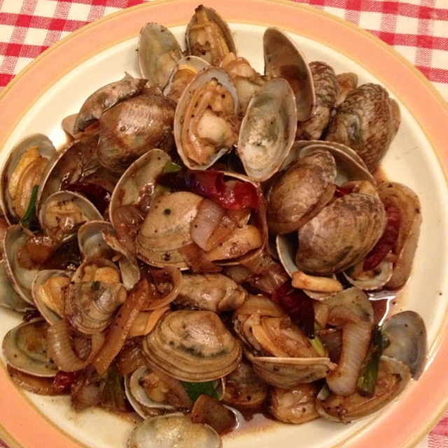 招牌黑胡椒炒花蛤