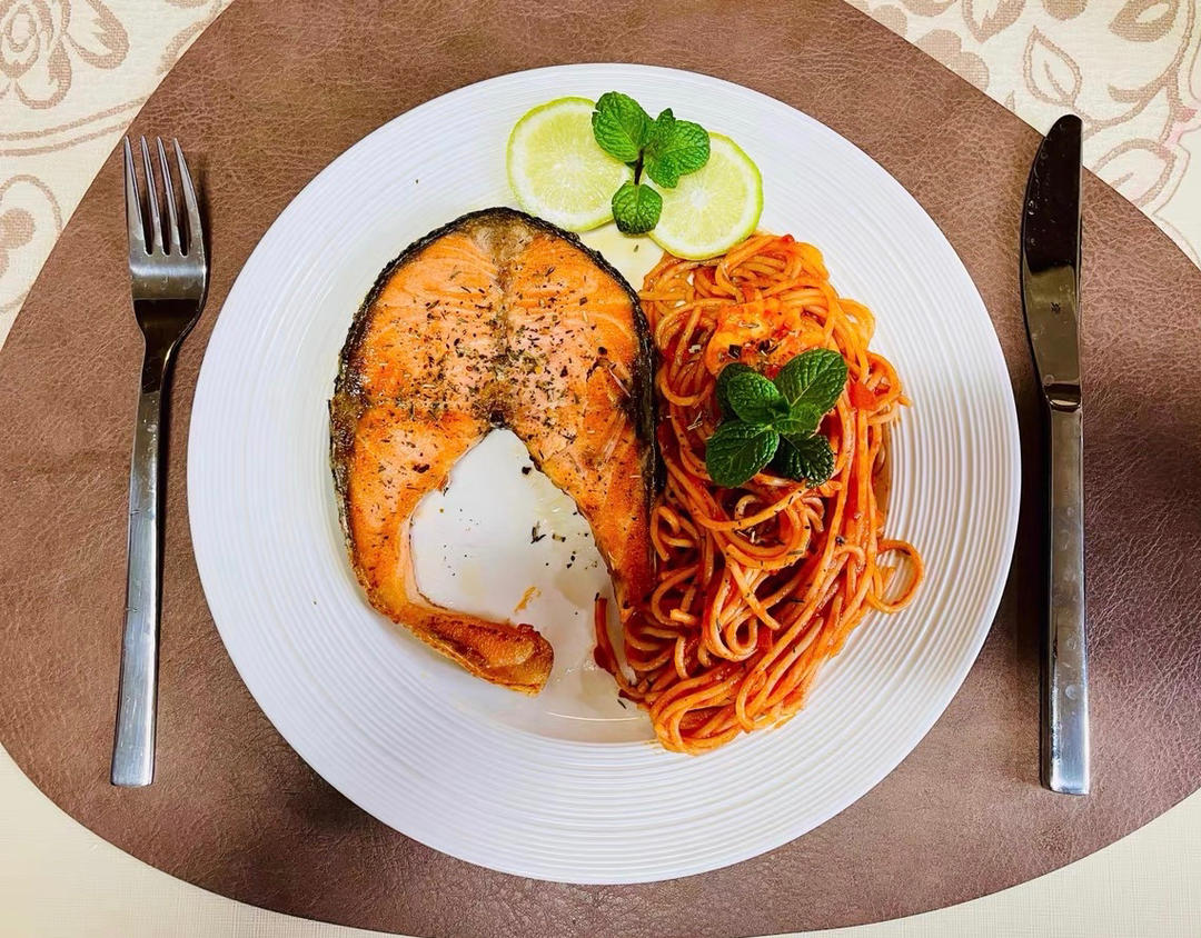 香煎三文鱼🍣|低脂健康高蛋白