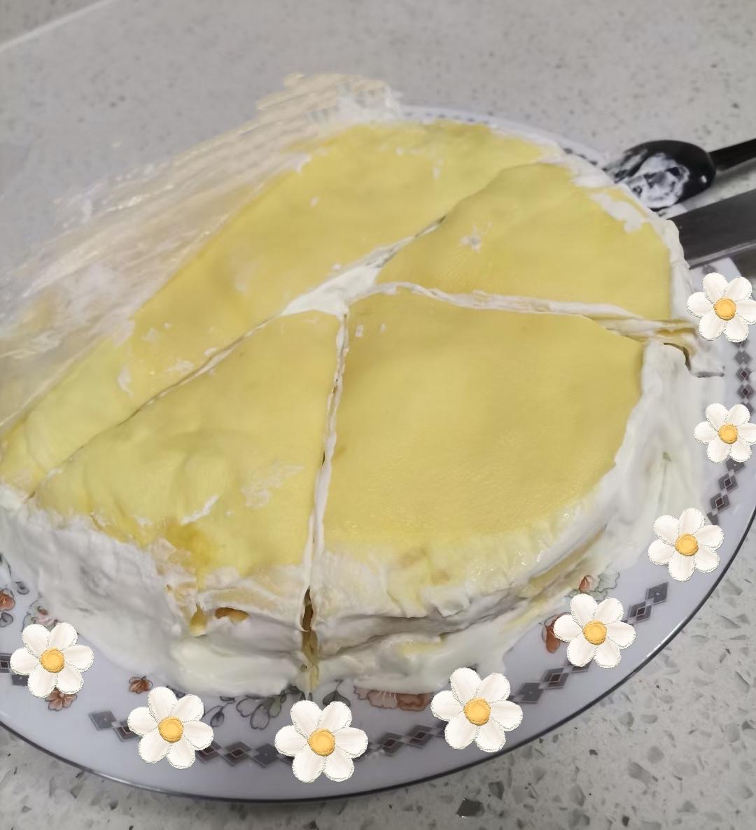 超好吃的榴莲千层6寸配方