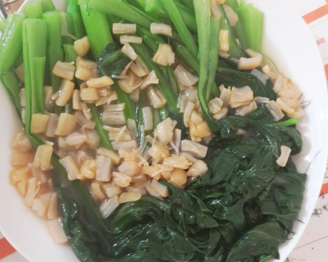 干贝烫青菜（少油健康）