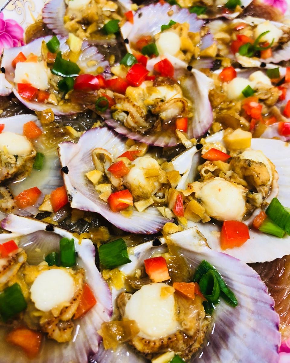 蒜蓉粉丝蒸扇贝