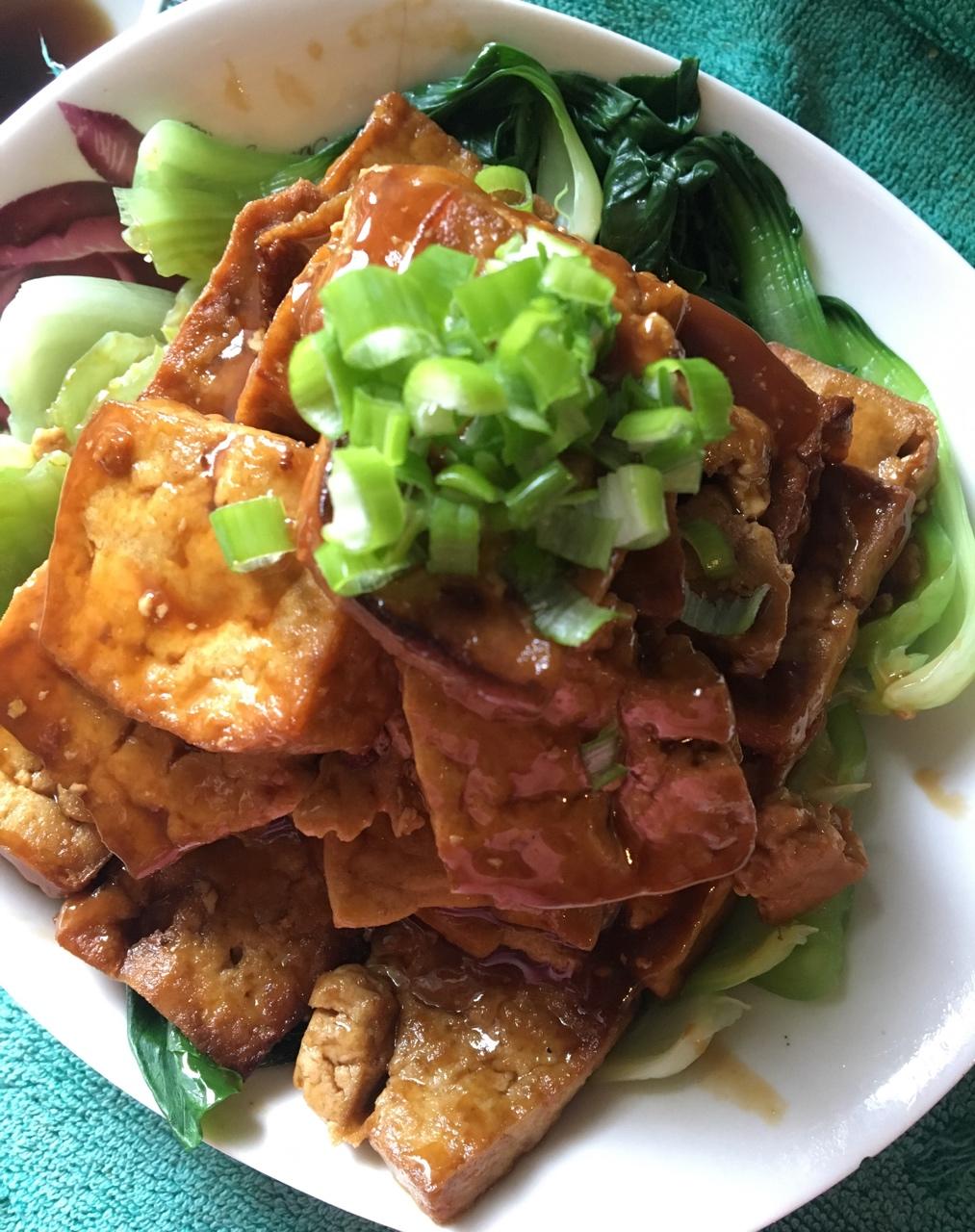 家常素烧豆腐