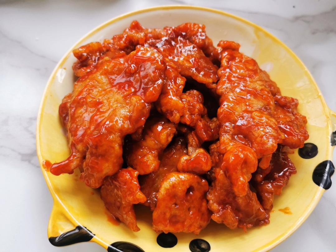 锅包肉(番茄酱版)