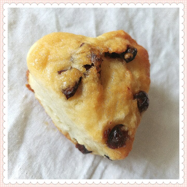 无蛋奶版蔓越莓司康