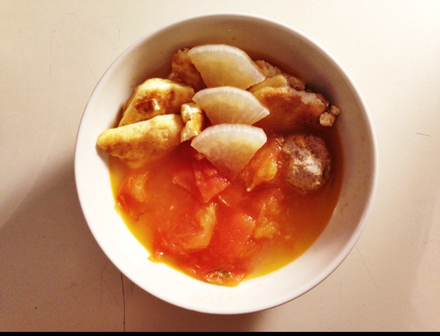 肉丸番茄汤
