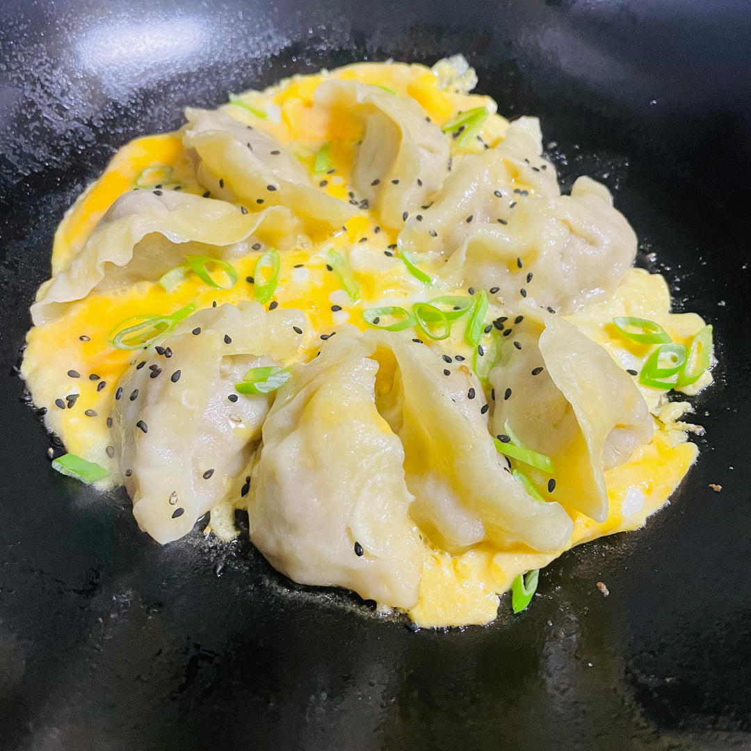 懒人快手抱蛋煎饺