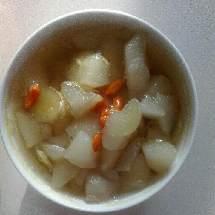 雪梨姜汤(治疗感冒)