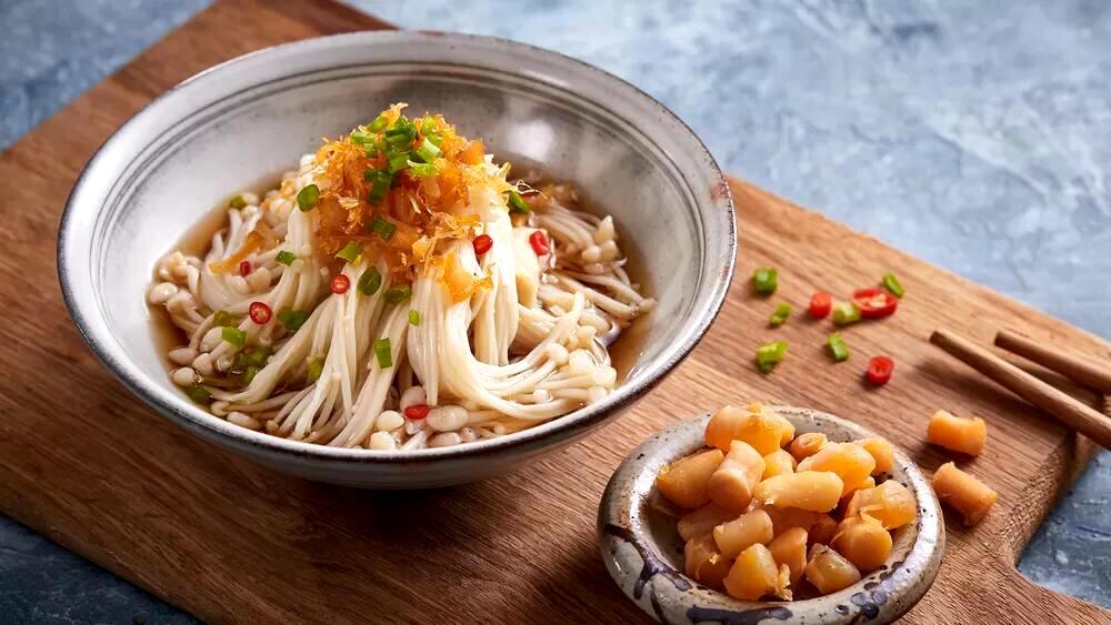 干贝金针菇的做法