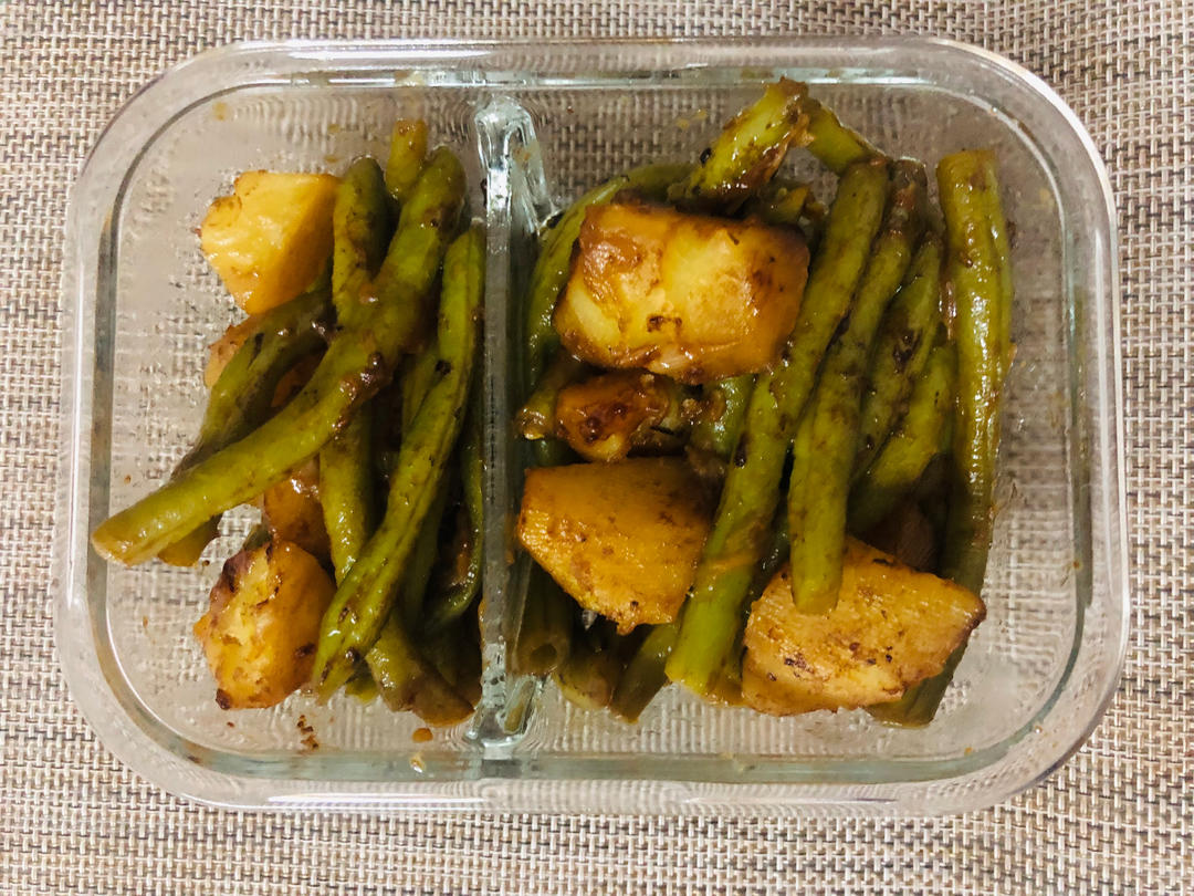 土豆炖豆角
