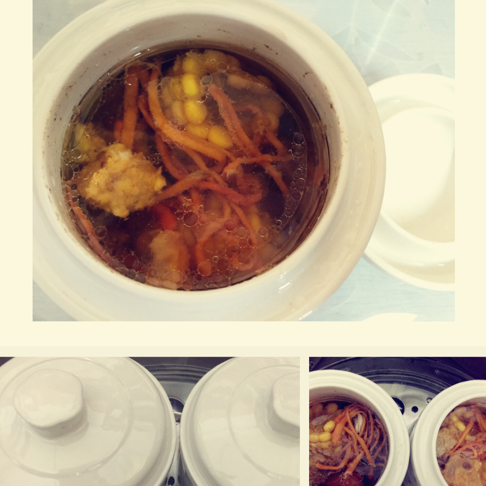 胡萝卜玉米排骨汤