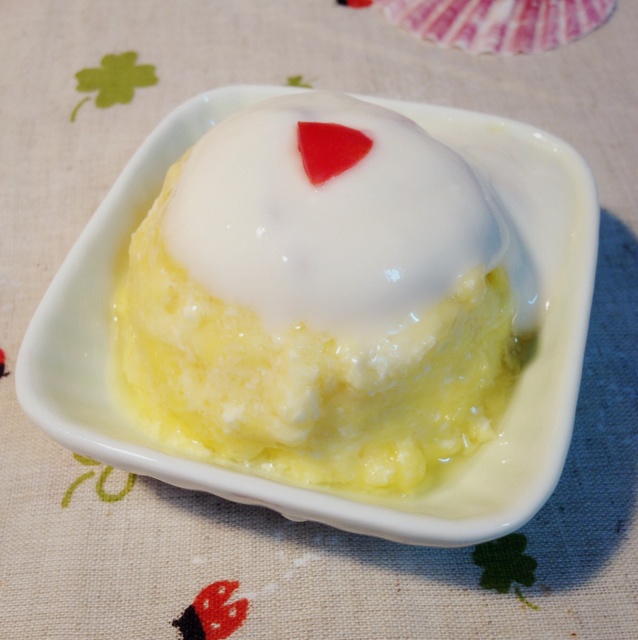 懒人食|1分钟微波炉柠檬酸奶小蛋糕（无油低脂版）