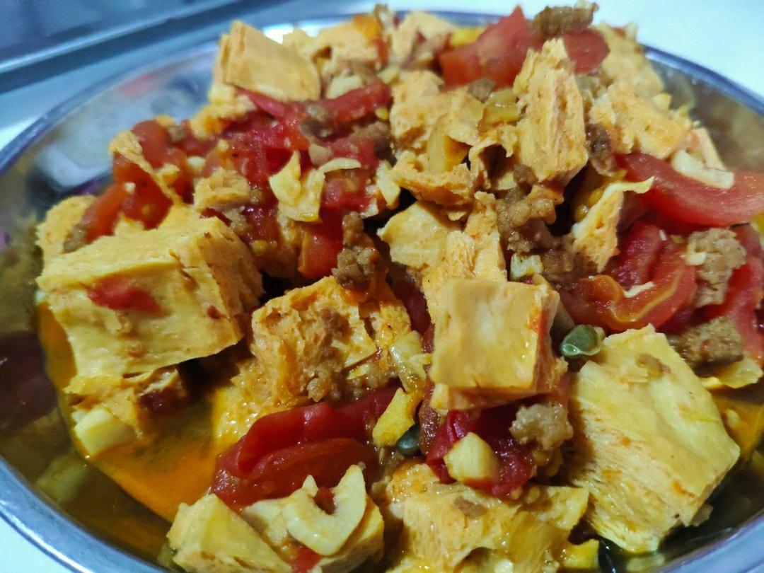 番茄豆腐  灵魂酱汁