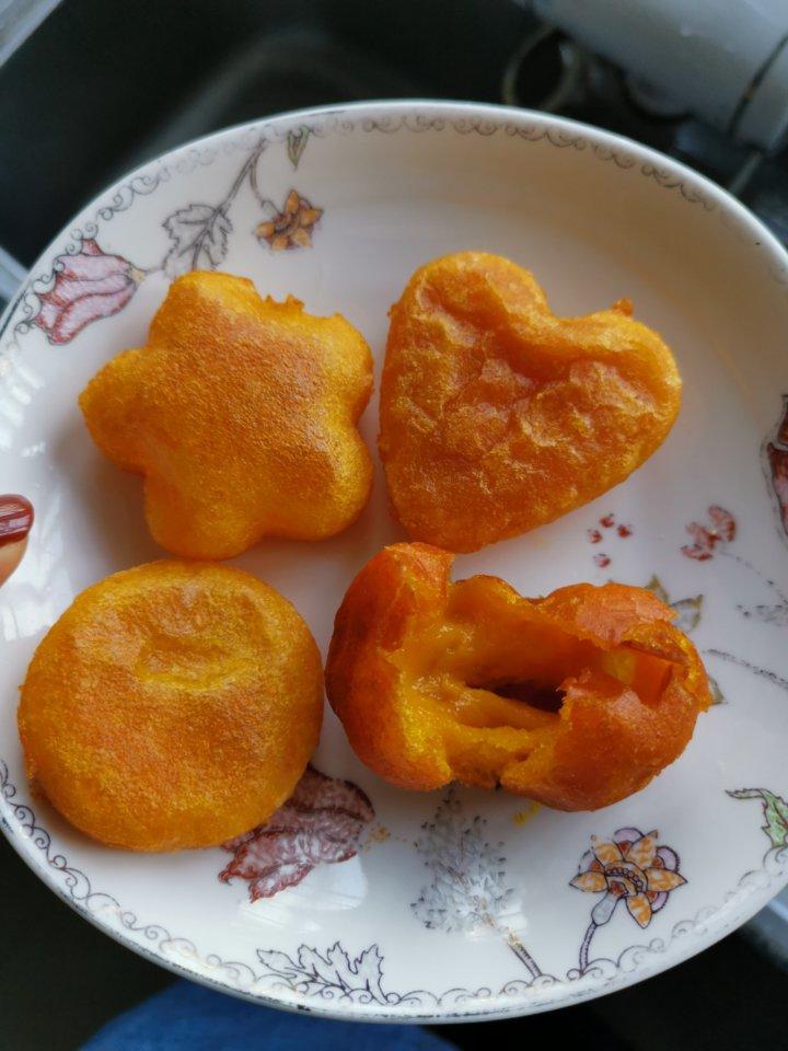 雪花南瓜饼