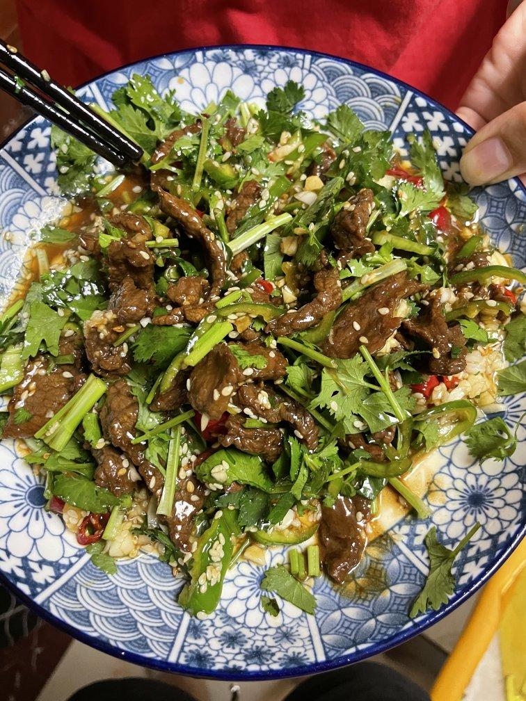 这个太绝了｜香菜拌牛肉‼️巨好吃