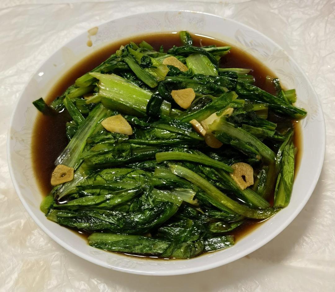 蒜蓉油麦菜（蚝油）