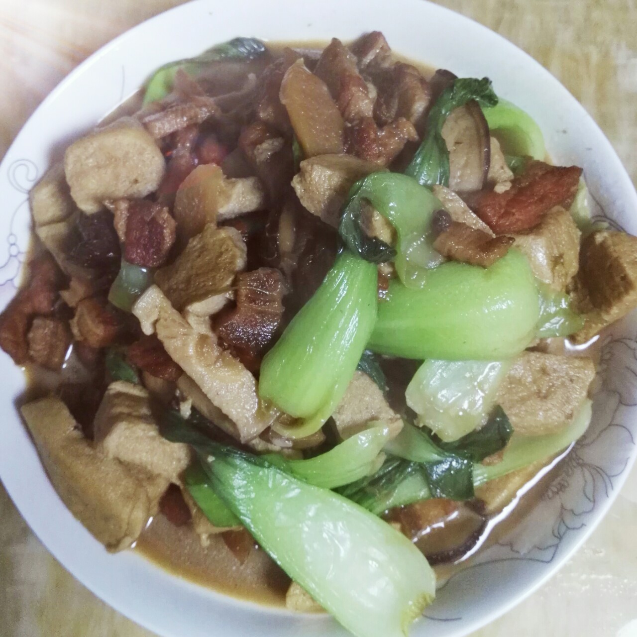 冻豆腐红烧肉