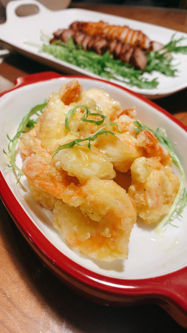 柏悦平替版芥末虾球