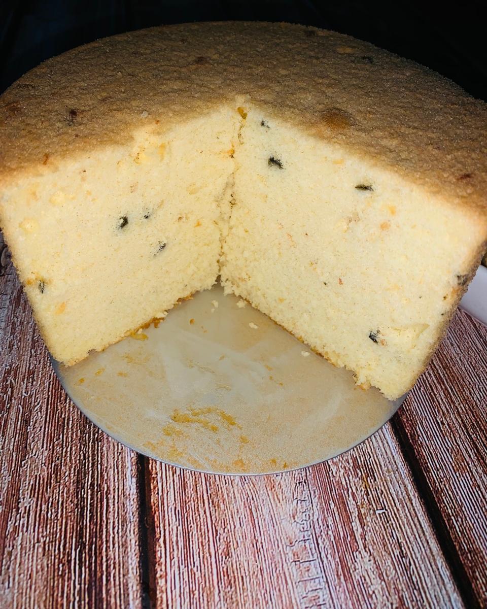 香葱肉松戚风蛋糕