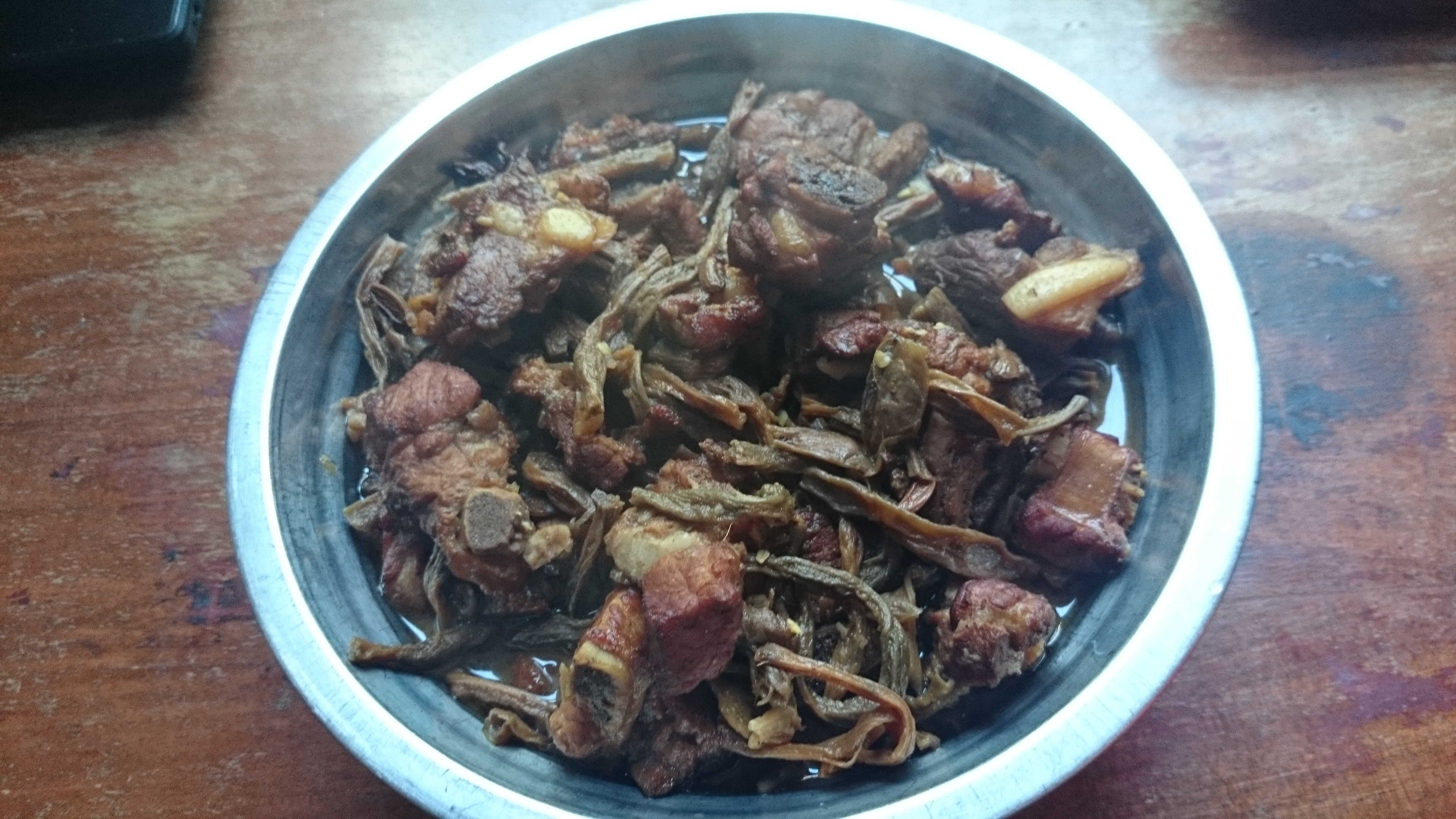 干豆角焖排骨
