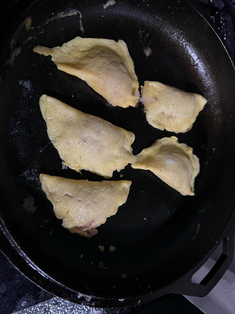 平底锅版黄金蛋饺‼️不破皮超简单‼️内附小视频