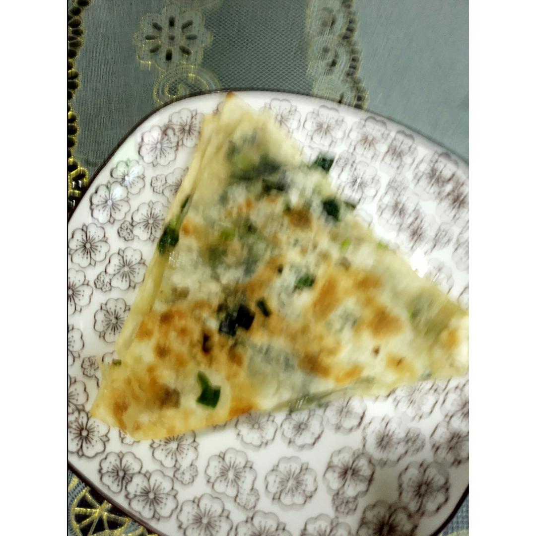 饺子皮葱油饼