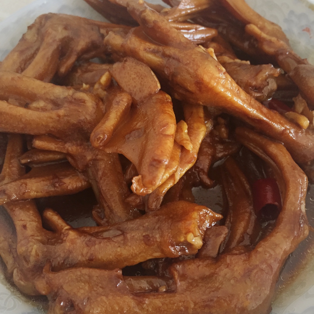 慧珠君做的周黑鸭味鸭翅鸭爪