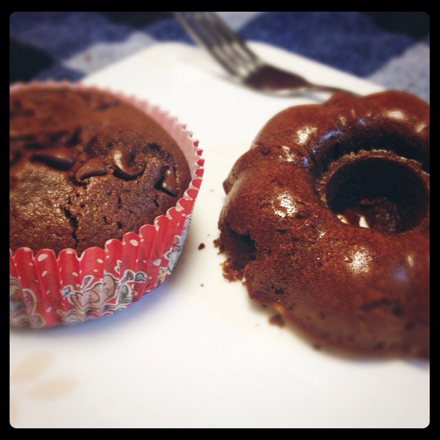 巧克力纸杯蛋糕